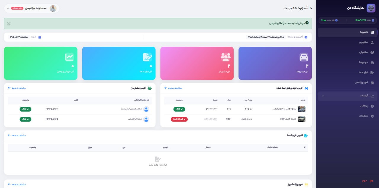 تصویر پروژه طراحی سایت صنعتی طلوع باند